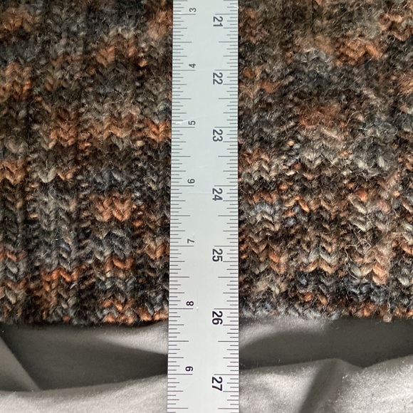 Mr. Porter Mock Turtle Neck Sweater Knitted Wool & Cashmere Size M - Picture 10 of 14